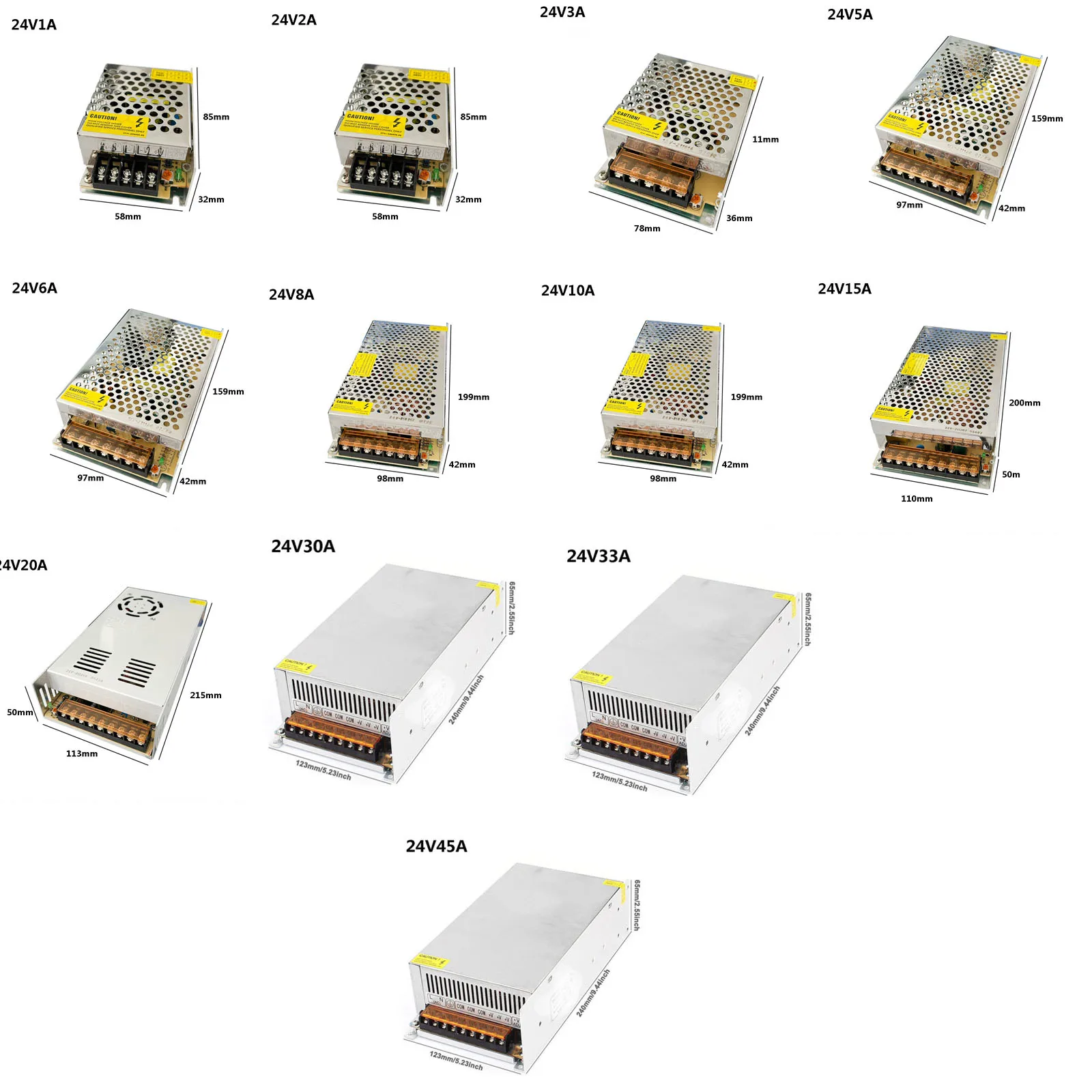 DC 5V 12V 24V 36V 48V Switching Power Supply 2A 3A 4A 5A 8A 10A 15A 20A 30A 40A 50A Transformer Power LED lighting Adapter-4