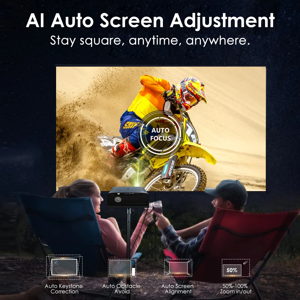 Netflix Licensed 4K UHD Android 11 Projector 5G WiFi Dolby Video Outdoor Portable Home Cinema 18000 Lumens LAser Projectors 2025-6