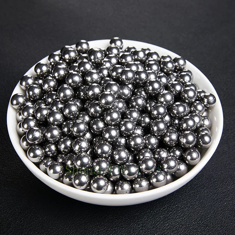 Glossy Steel 3mm-8mm Steel Ball Outdoor Slingshot Hunting Shooting Strong Catapult Sling Shots carbon Steel Hunting Accessories-3