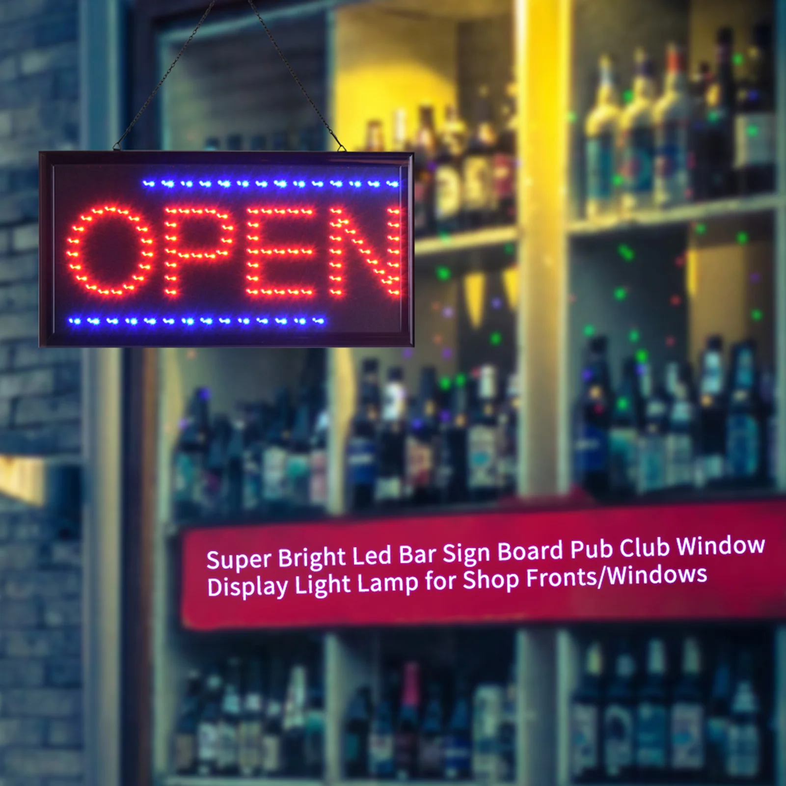 Super Bright Led Bar Sign Board Pub  Window Display Light Lamp for Shop Fronts/ Bar led sign board Sign Display Light-3
