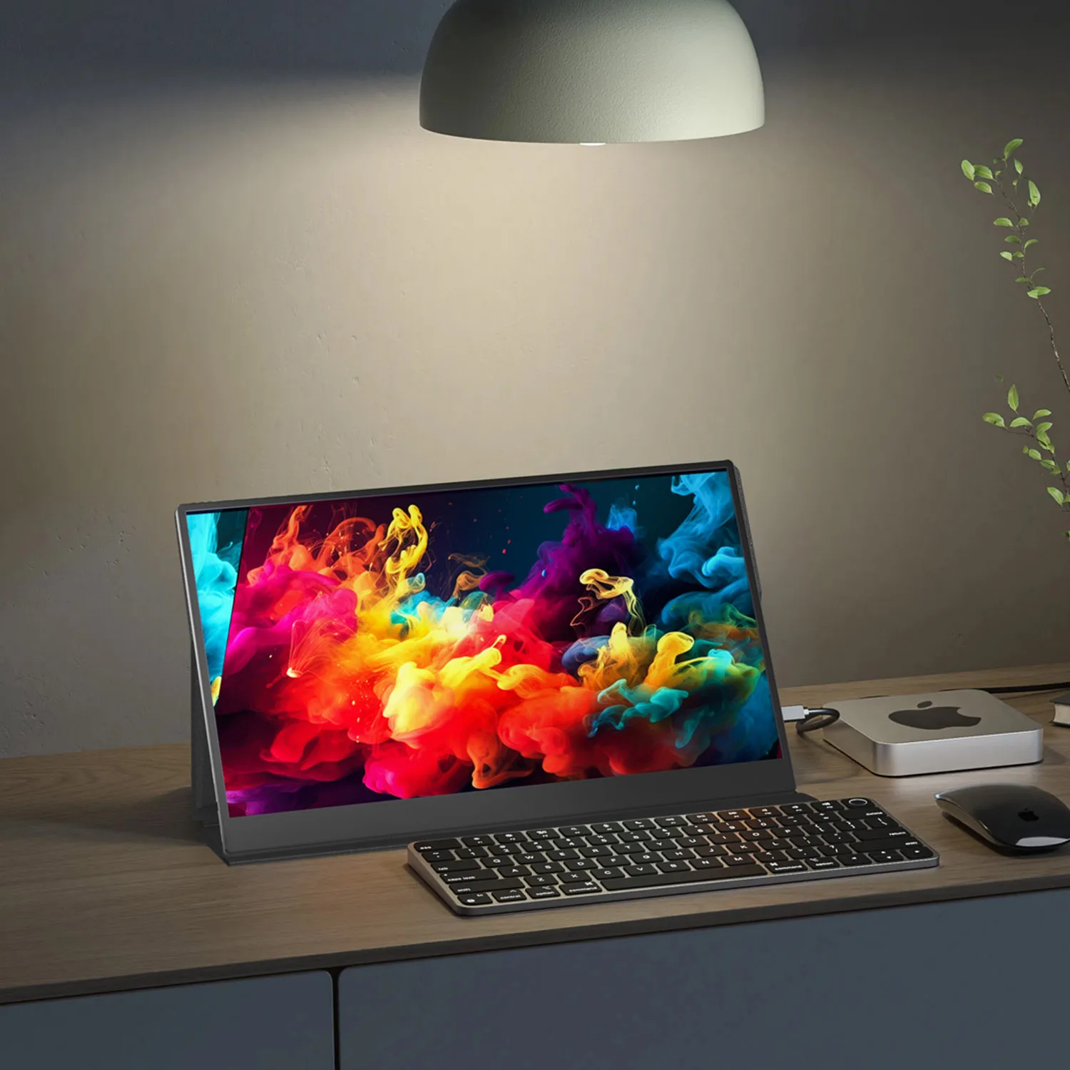 15.6-inch Portable Monitor 1920*1080 60HZ For Laptop XBox PS4 / 5 Switch TV Box Mobile Phone PC Extension With Metal Frame-3