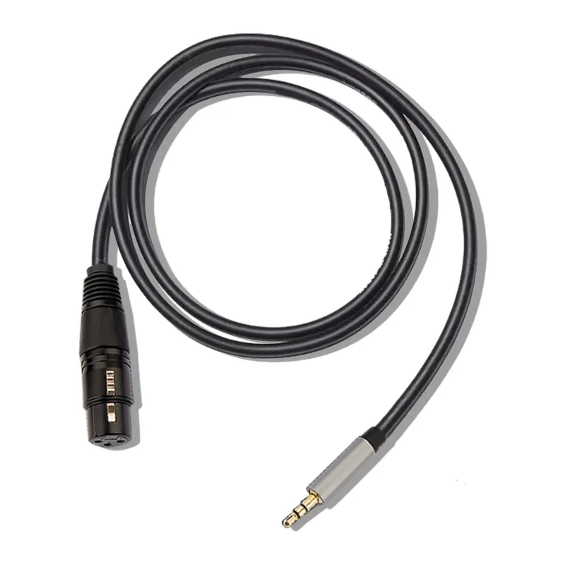 XLR to 3.5mm Audio Cable Microphone Balanced Analog Audio Cord XLR Female to AUX 3.5mm Jack for Computer Phone Speaker Amplifier-6