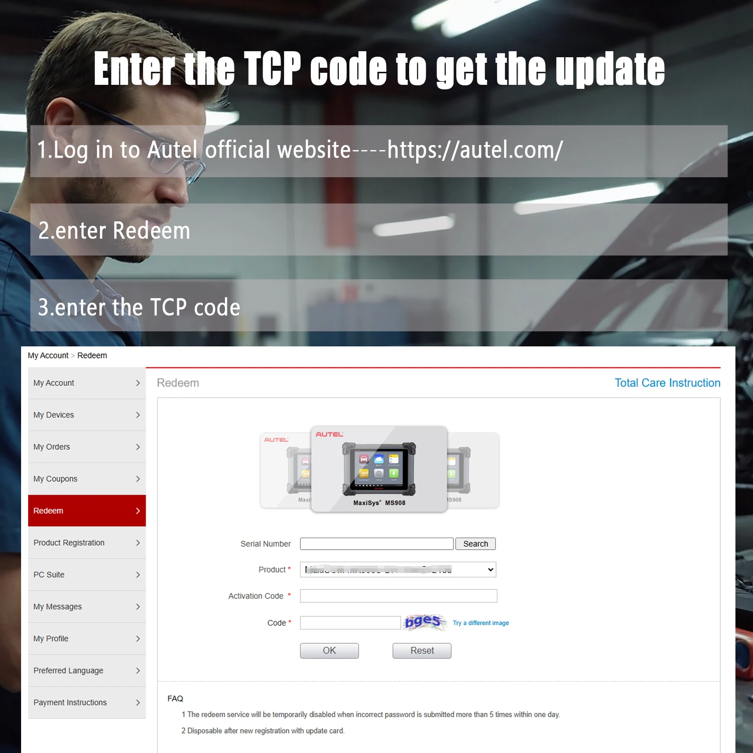 Autel Maxisys MS908 Pro/ Maxisys Pro Annual Subscription Software Upgrade 1 Year Software Update (Total Care Program)-6