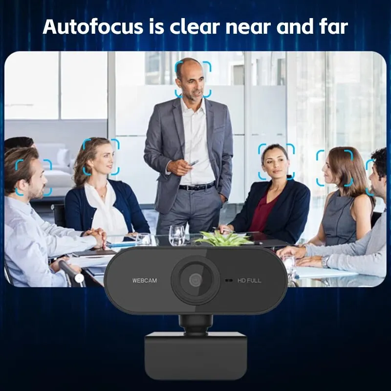 Camera 1080P HD Computer HD USB Camera Built In Microphone USB Network Camera Web Camera For Work With Microphone Tripod-3