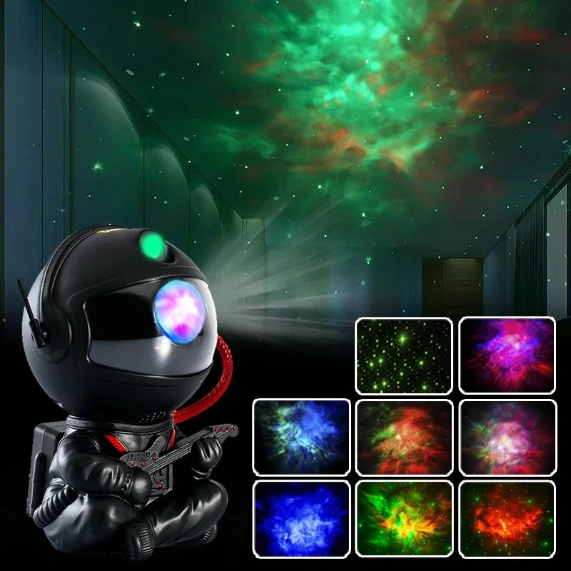 Galaxy Projector Led Night Light Star Projector Astronaut Projector Galaxy Light for Home Decorative Bedroom Children Kids Gift-2