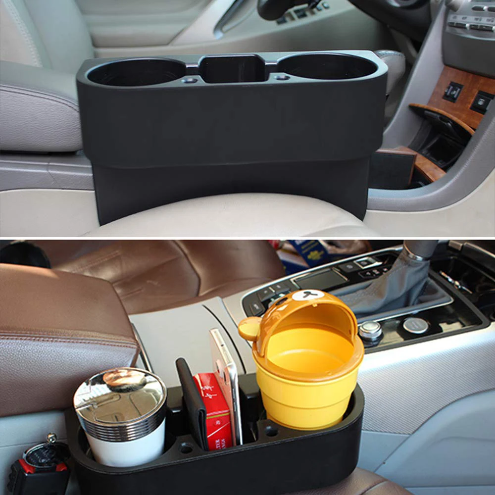 Car Cup Holder Auto Seat Gap Water Cup Drink Bottle Can Phone Keys Organizer Storage Holder Stand Car Styling Accessories-3