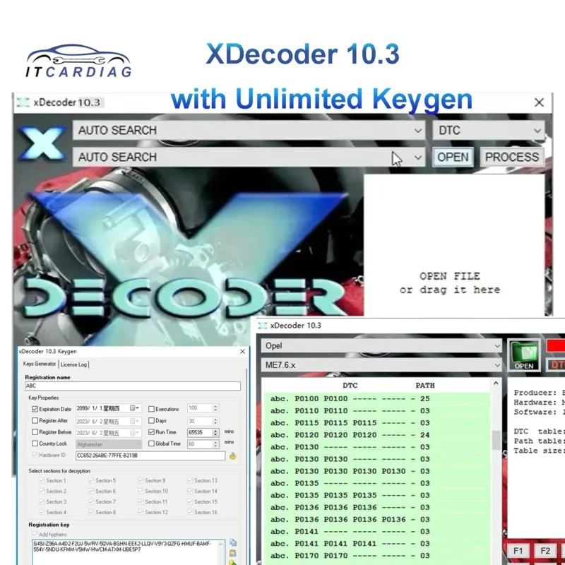 New XDecoder 10.3 DTC Remover DTC OFF Delete Software Disable Error off DTCRemover for many Laptops-2