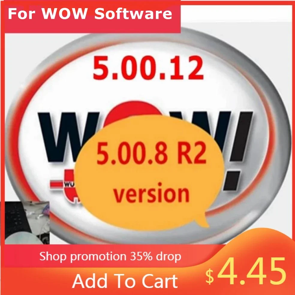 2024 Hot Sale W-ur-th WOW V5.00.12 WOW 5.00.8 R2 Software Multi-languages with Keygen For Tcs Multi-diag Cars Diagnostic Tool
