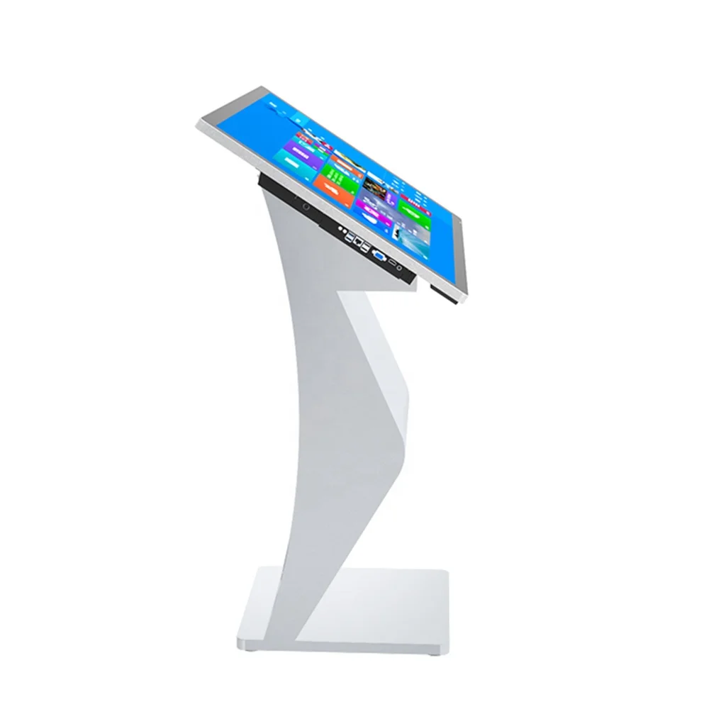 Horizontal All in One Stand Touch Screen Self Service Kiosk 10-point Android System Win System 32