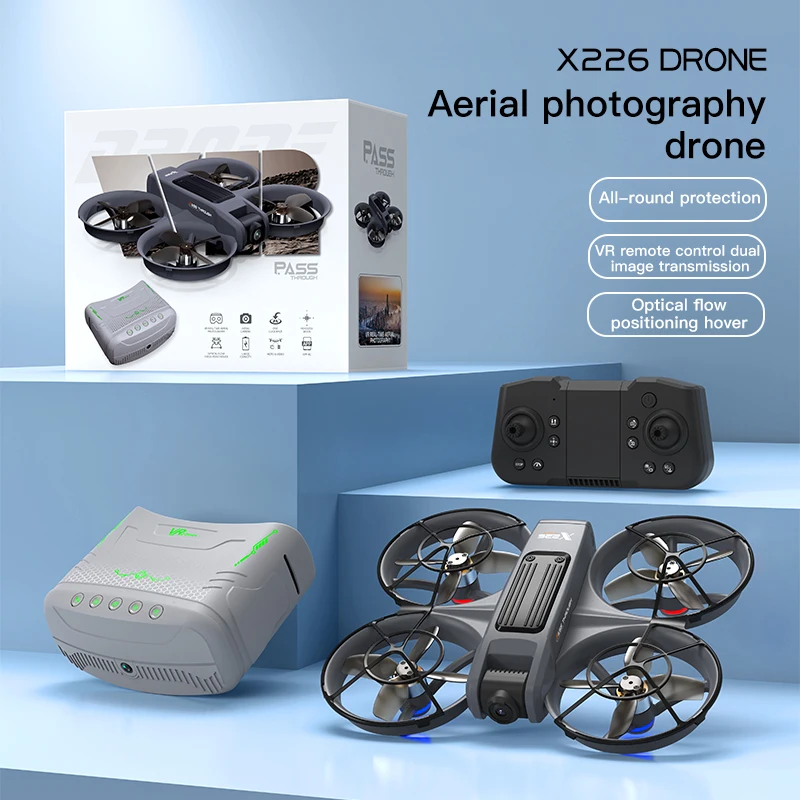 Xiaomi X226/X226VR Mini Drones 4K Professional Remote Control Helicopter Plane RC Dron With Screen Quadcopter Toys Gift for Kids-6
