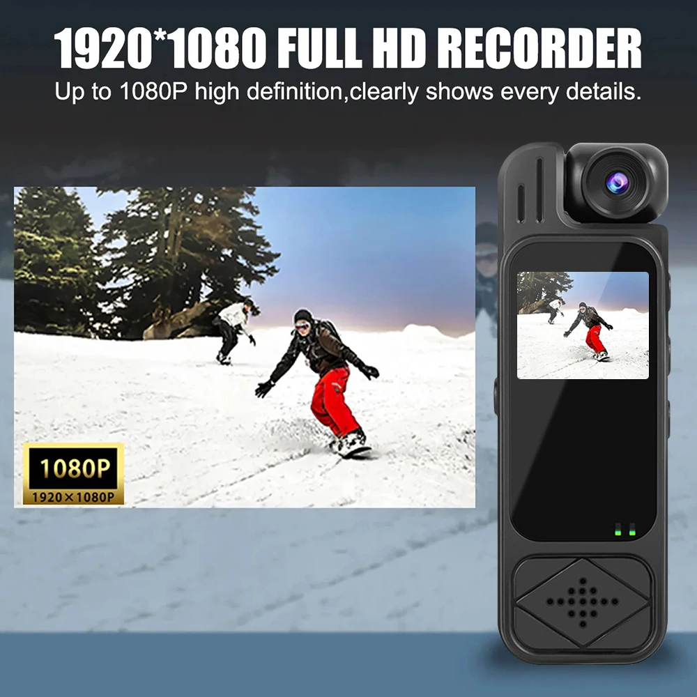 Portable HD 1080P Mini Camera Digital Video Recorder Worn Police Small Body Cam Infrared Night Vision Sports DV Camcorders-6
