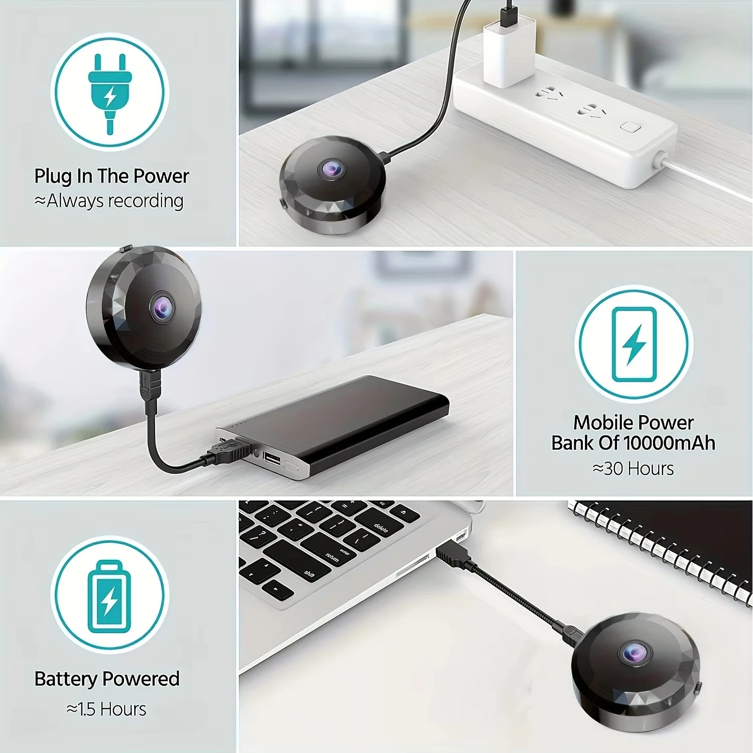 Xiaomi Wireless A11 Camera Mini WiFi Monitoring 1080P HD Video Security Camera Rechargeable Battery Motion Detection Camera-3