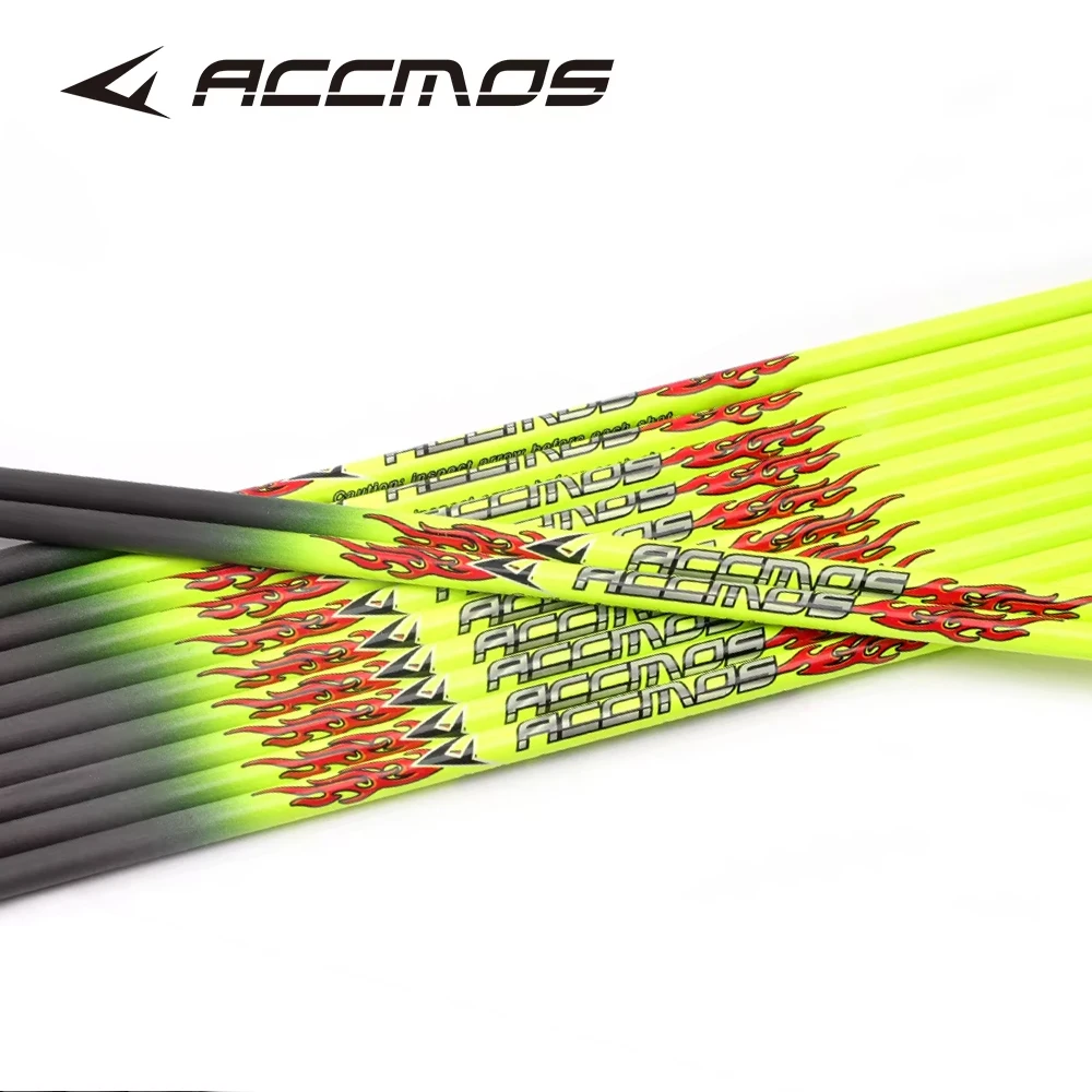6/12Pcs ID 4.2mm Pure Carbon Arrow Shaft 32in Spine 400/500/600/700/800/900/1000 For Compound /Recuvre Bow DIY Archery Shooting-2