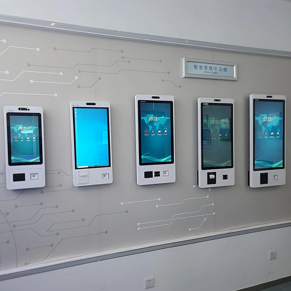 Masung Pay Booth Touch Self-service Ordering Kiosk, Self-service Payment Terminal and Ticket Collection All-in-one Kiosk-6