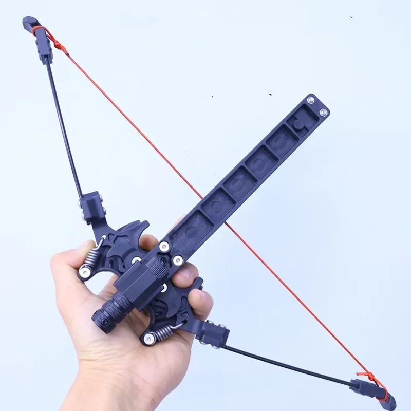 20 LBS Mini Recurve Bow Arrow steel ball Composite Bow Foldable Spring Bow Indoor and Outdoor Competitive Shooting Sports Packag-2