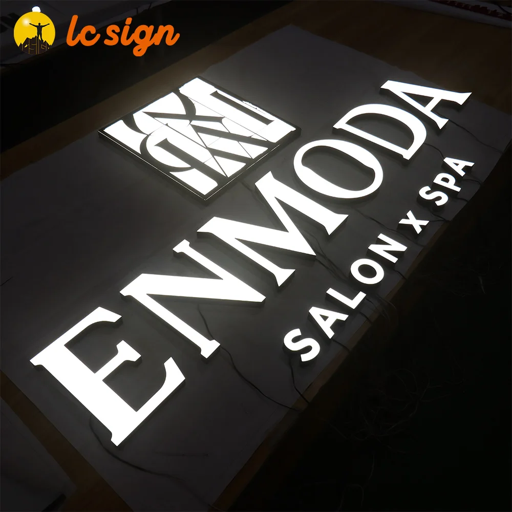 Custom logo signs letters shop signs Led Acrylic signage light Outdoor 3D Acrylic Front Light-3