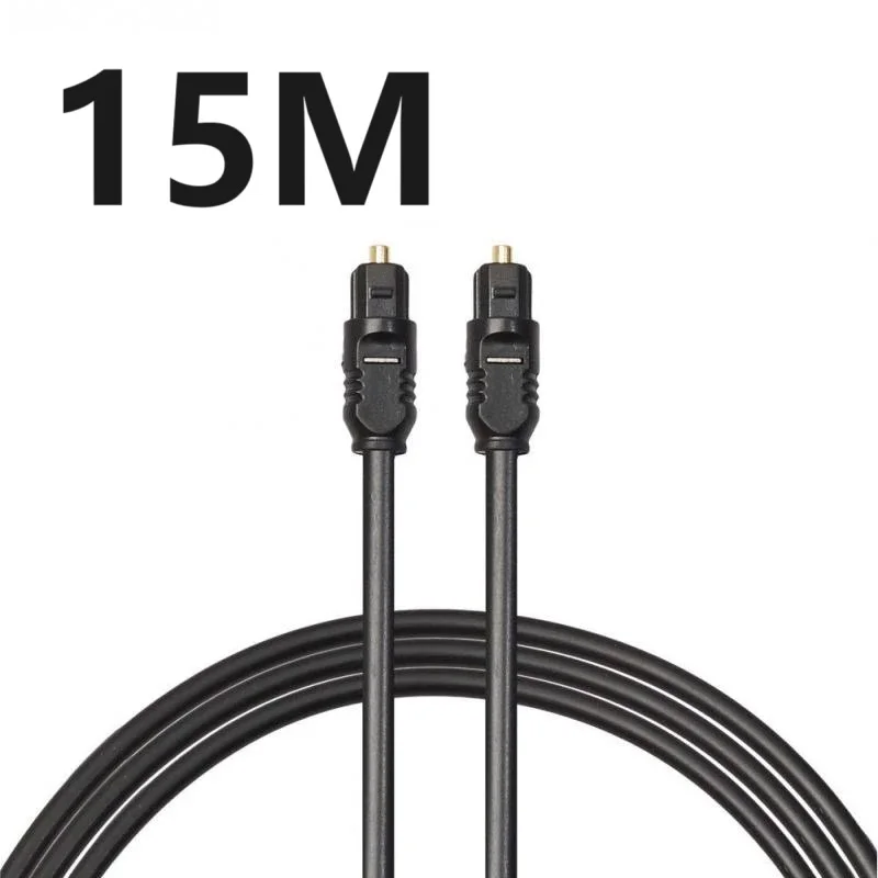 1m 3 m 5m 10m 15m 20m 30m Digital Fiber Optical Optic Audio Cable SPDIF MD DVD TosLink Gold Plated Lead Cord Connect to DVD CD-4