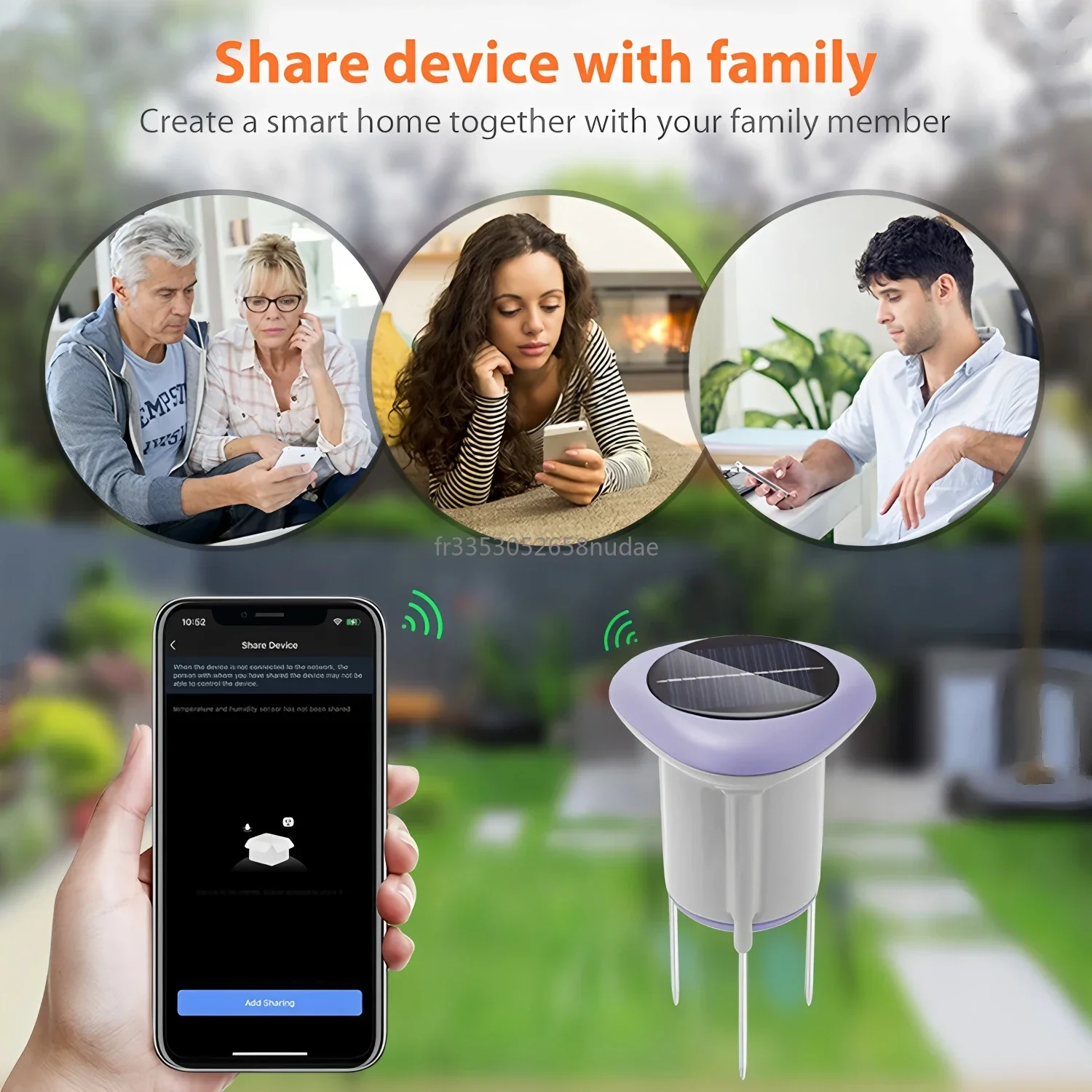 Tuya Smart ZigBee Solar Soil Sensor Temperature and Humidity Meter Thermo Hygrometer Home Garden Automation Irrigation Detector-6