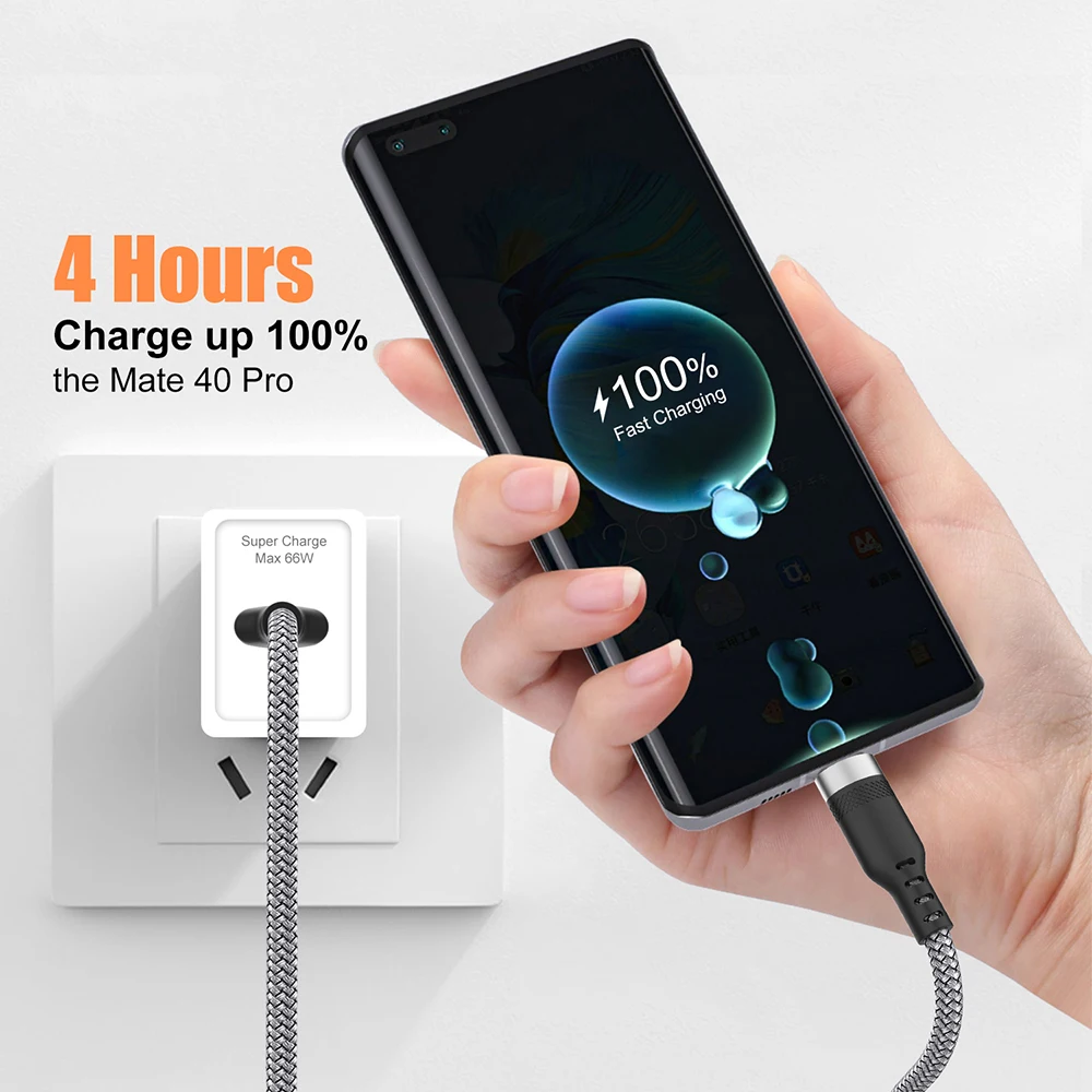NNBILI 6a Verlengde Usb TYPE-C Kabel Gevlochten Datakabel For Samsung Huawei Xiaomi Switch Sony Ps5 TYPE-C 8M 5M 3M 2M 1M Kabel-2