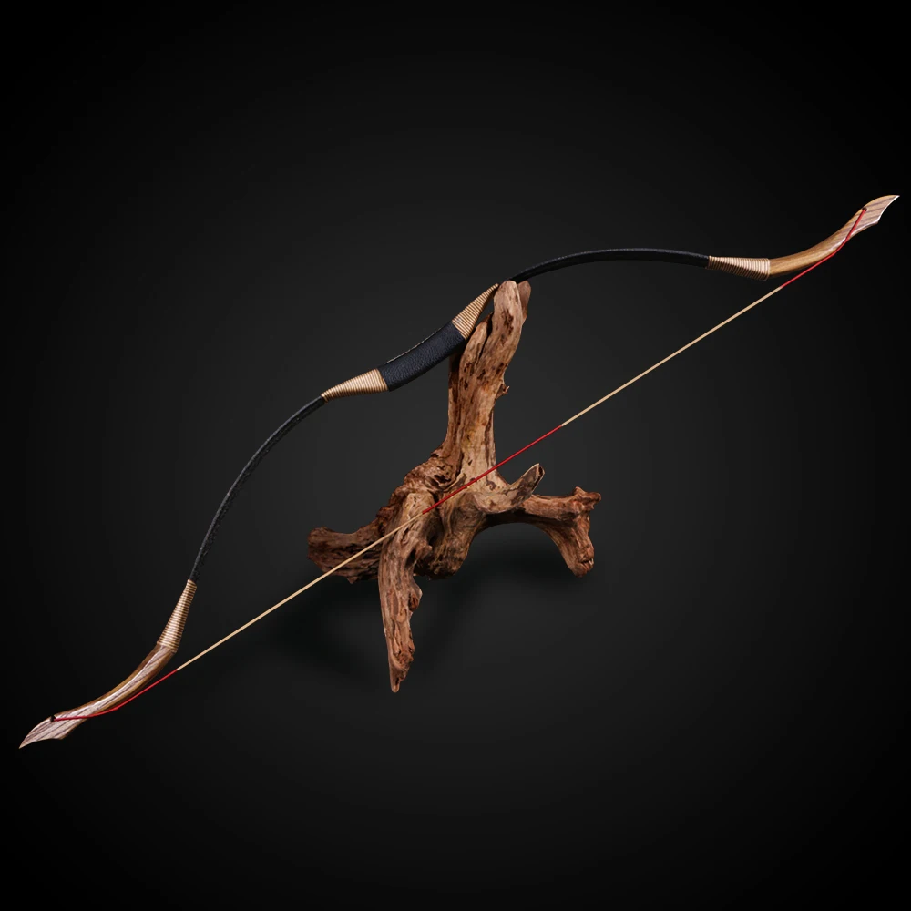 Toparchery-Wooden Laminated Recurve Bow for Outdoor Shooting Practice, Hunting Sports, 30-50lbs, 53inch-5