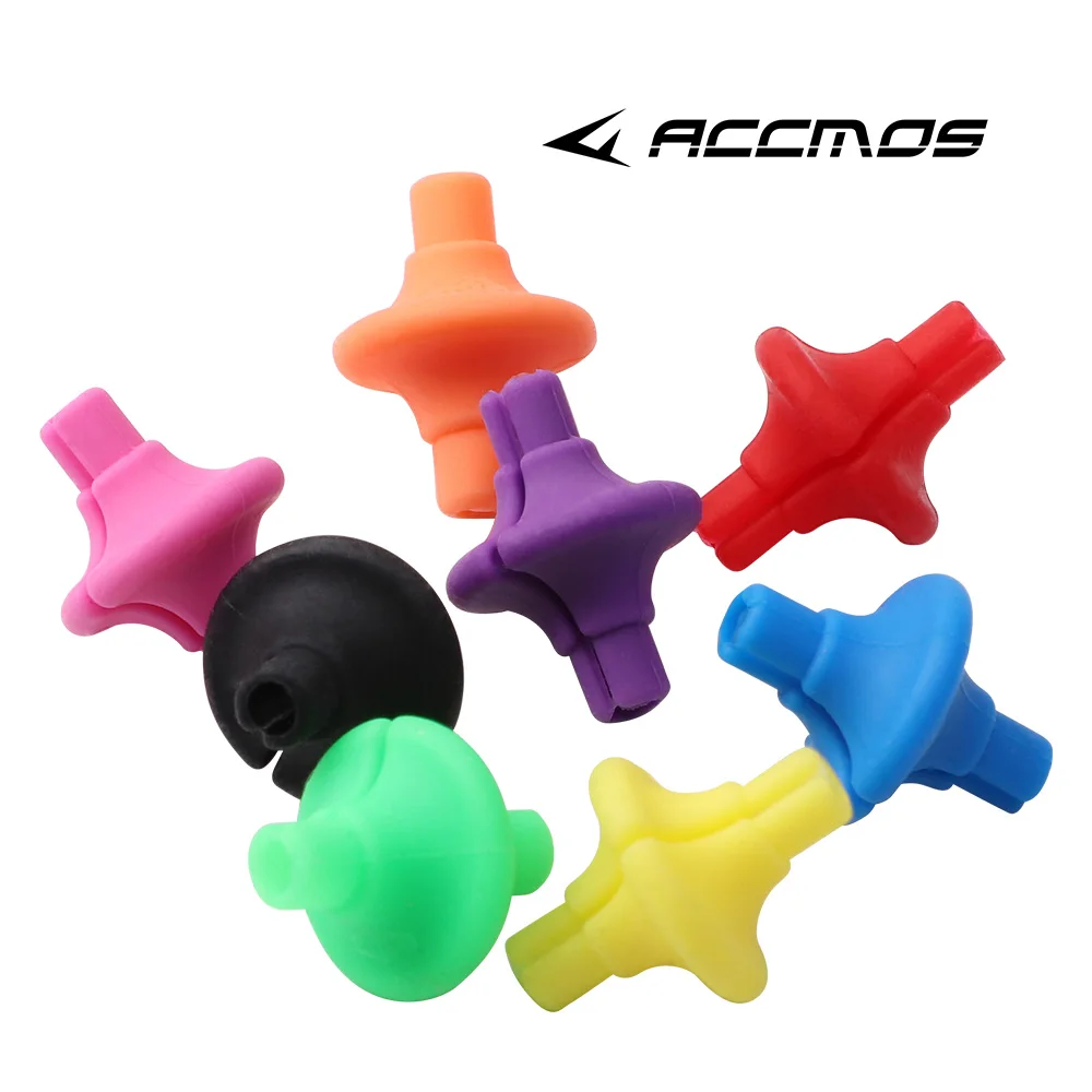 1set  Archery Bowstring Lip Beads with 2pcs Copper Clips universal Recurve Compound Bow Accessory-3