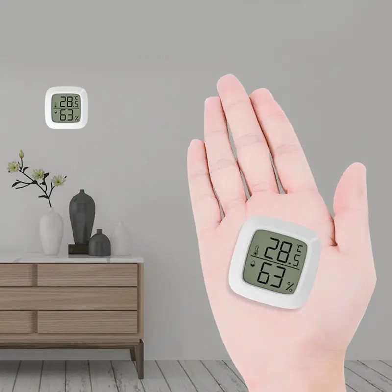 Mini LCD Digital Thermometer Hygrometer Indoor Room Temperature And Humidity Meter Sensor Meter Home Thermometer-4