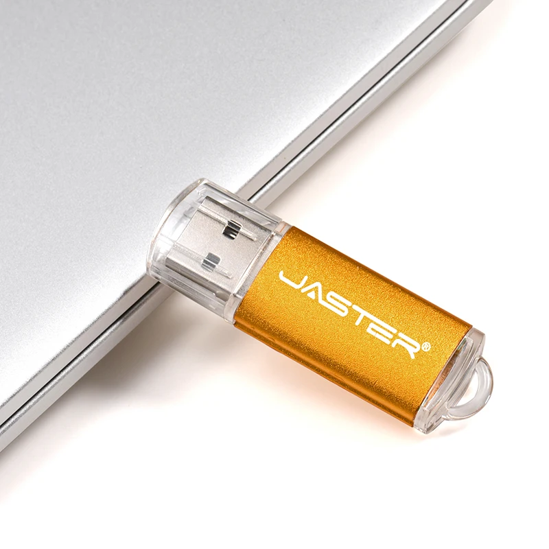 JASTER High speed USB 2.0 Flash Drive Mini plastic pendrive 128M 4GB 16GB 32GB  64GB 128GB With keychain Memory stick Pen Drive-6