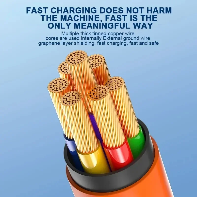 120W 7A Fast Charge USB Type C Cable 180 Degree Rotation Elbow Cable for Game for Xiaomi Redmi Honor Phone Charger USB C Cable-5