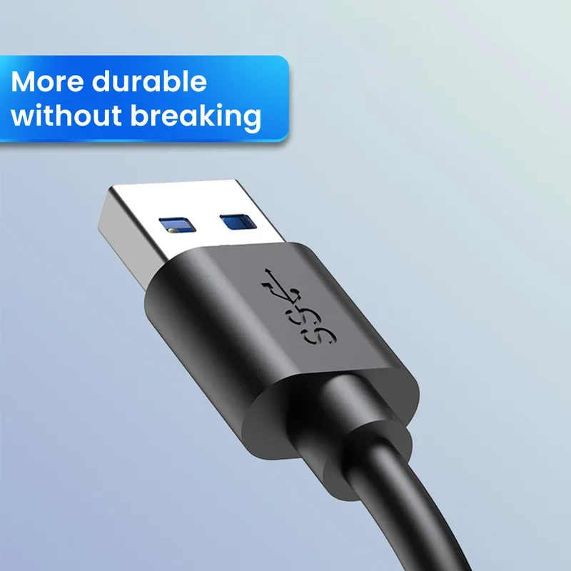 USB 3.0 Power Adapter 4 Port Multi USB Splitter Hub USB Hub 2.0 Type C HUB Multiple Expander High Speed For Computer Accessorie-5