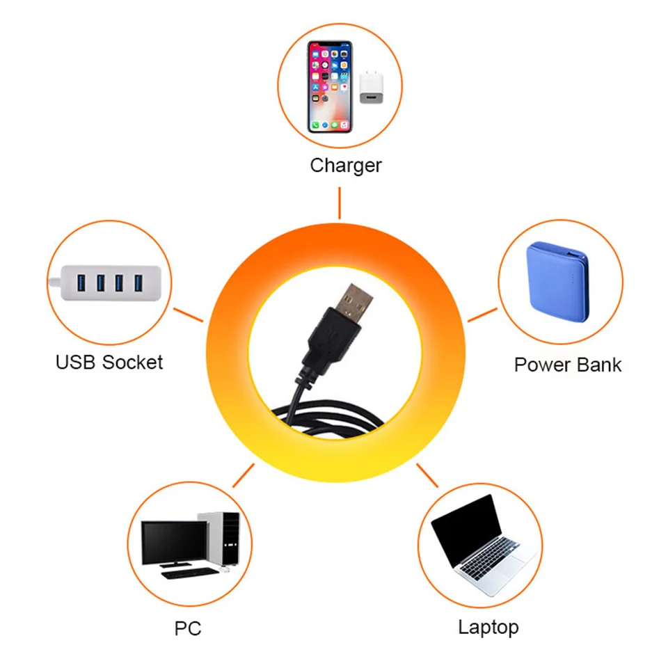 USB Sunset Lamp LED Rainbow Neon Night Light Projector Photography Wall Atmosphere Lighting for Bedroom Room Decor Nightlights-6
