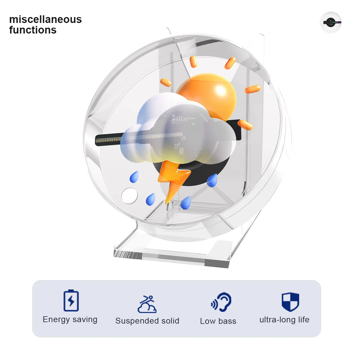 12CM MINI 3D Hologram Fan 3D Holographic Projector HD Holographic Projector for Stores Bars Party Xmas Advertising Display Light-2