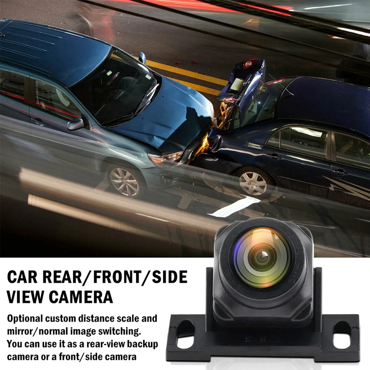 1080P Car Rear View Camera 170° Wide Angle Adjustable Anti-Interference Night Vision Waterproof Auto Parking Backup Camera New-2
