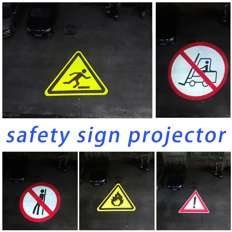 Led Gobo Projector 300W Waterproof Gobo Light Static Rotation Outdoor Safety Sign Projector-6