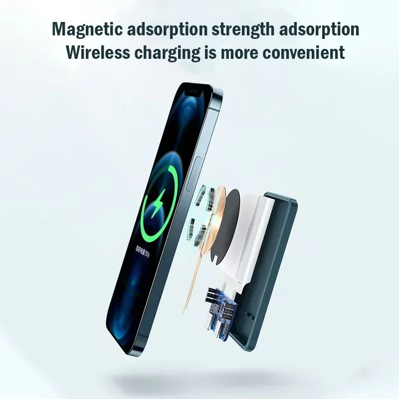 50000mAh Power Bank 20W Powerbank Magnetic Wireless Fast Charging External Battery Pack Type-C For iPhone13 14 15 Xiaomi SAMSUNG-4