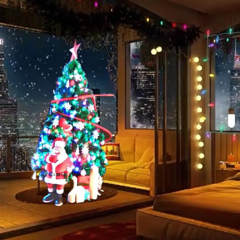 3D Hologram Fan 16.5in WiFi 3D Projector with 224 LED Lights Beads for Business Stores Bars Party Xmas Advertising Display-6
