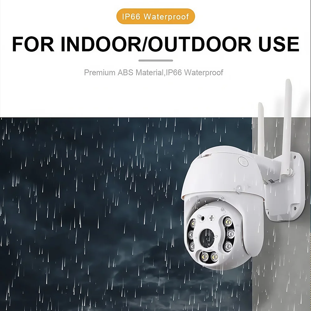 V380 Pro Security Camera 4K 8MP Ultra HD WIFI PTZ Dual Light Surveillance Camera Outdoor Wireless WIFI Smart Net Camera V380PRO-3