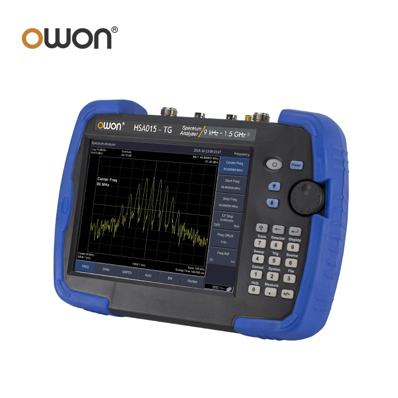 OWON Handheld Spectrum Analyzer HSA015 HSA032 Frequency Range 9KHz-3.2GHz Bandwidth 10Hz-3MHz EMI Testing+3.2 GHz Tracking Kit-2