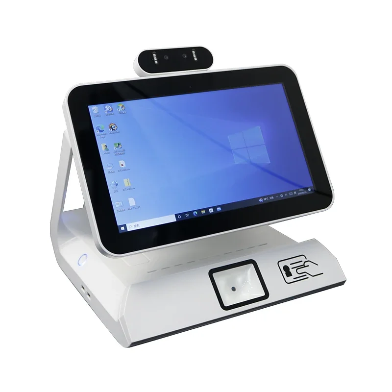 13.3 inch self ordering kiosk tablet machine fast food ordering desktop touch screen self service kiosk price for chain store