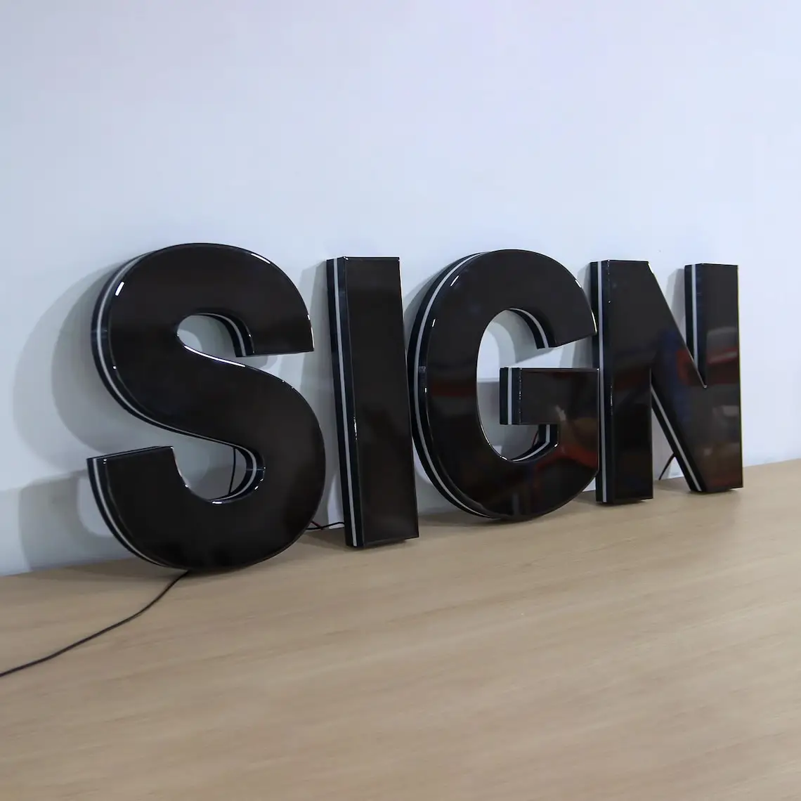 RGB Custom Logo Sign 3d Letter Sign Company Wall Logo Signage Business Sign Beauty Salon Bar 3d Letter Sign Led Channel Letter-6