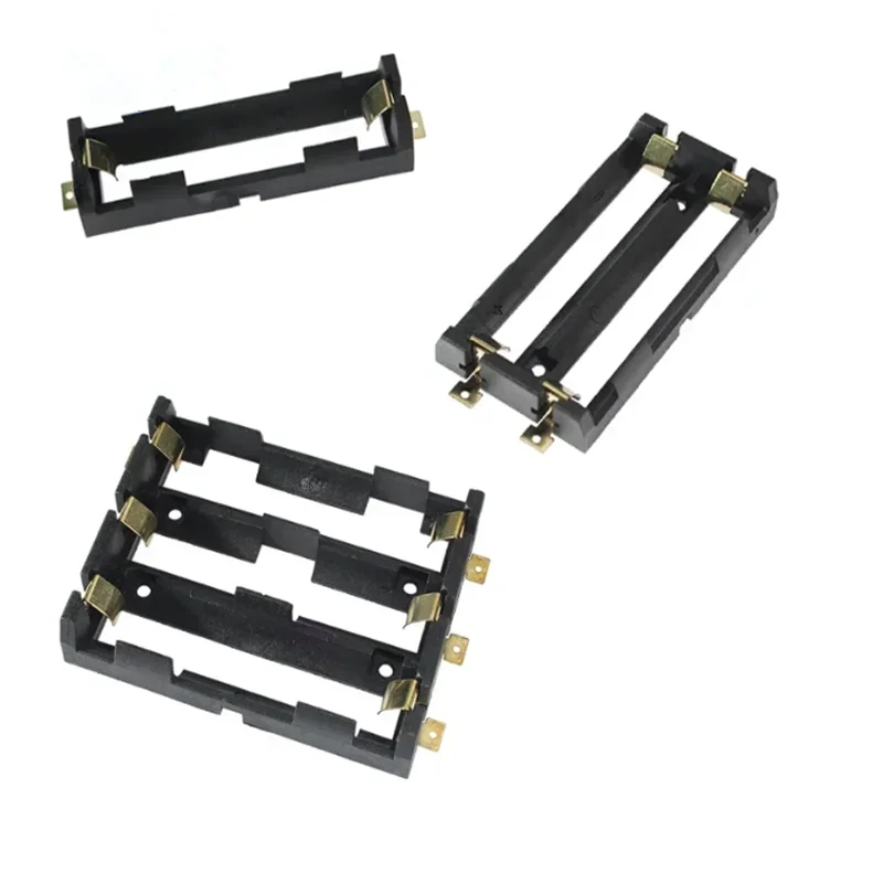 1x 2x 4x 18650 SMT Battery Holder 18650 3.7V Battery Box Storage Case Container Power Bank with Bronze Pins-4