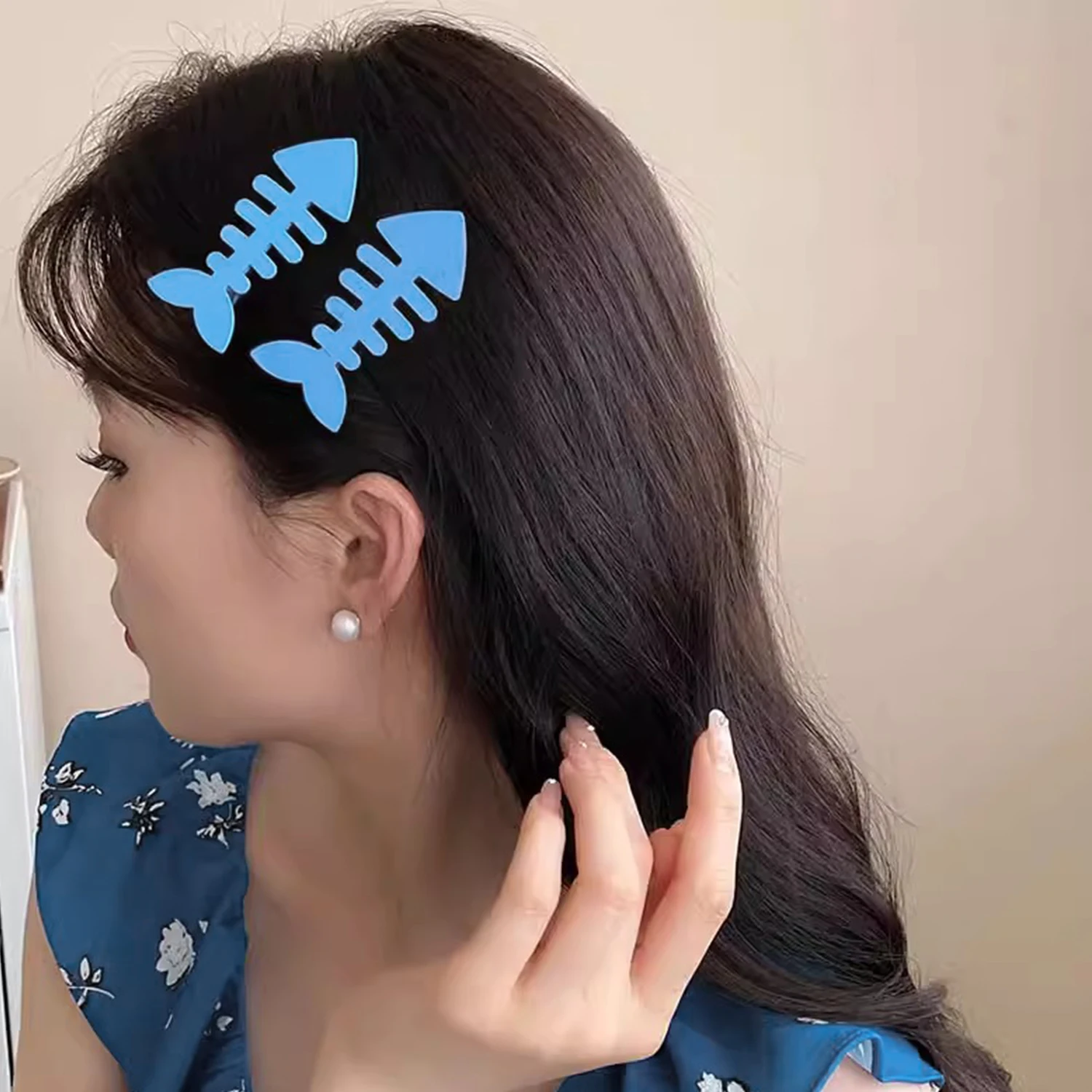 Matte Fishbone Hair Clip for girls Small Barrettes Bangs Side Clips For Women Cute Hairpins Headdress headwear Hair Accessories-3