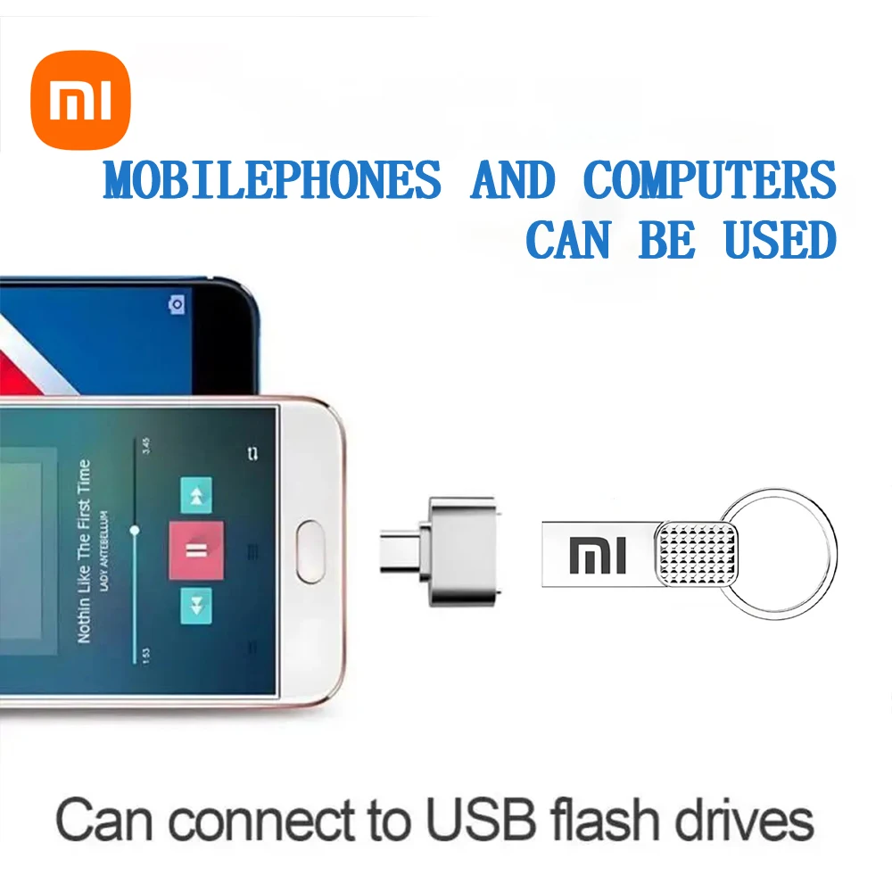 Xiaomi 2TB Original Flash Drive USB 3.2 High Speed Pen Drive 1TB Metal Waterproof Type C USB Memory For Computer Storage Devices-2