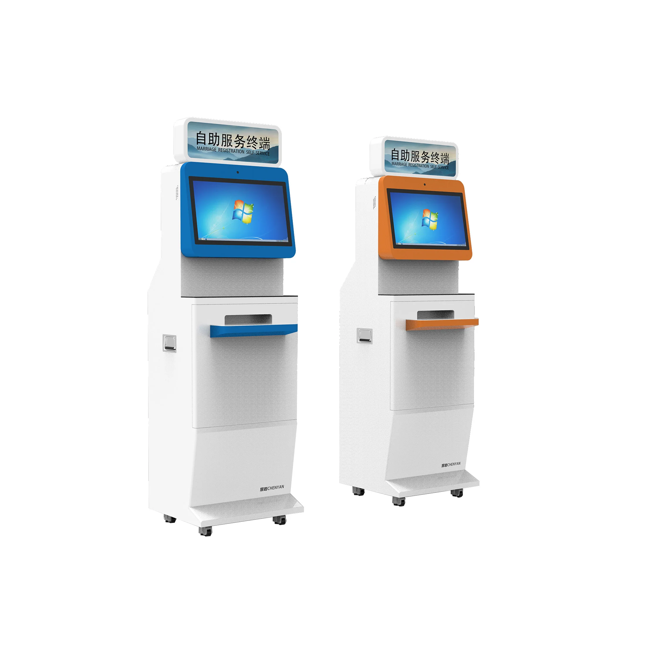 Floor Standing Touch Screen Hotel Self-service Cash Check-in Terminal Kiosk-6