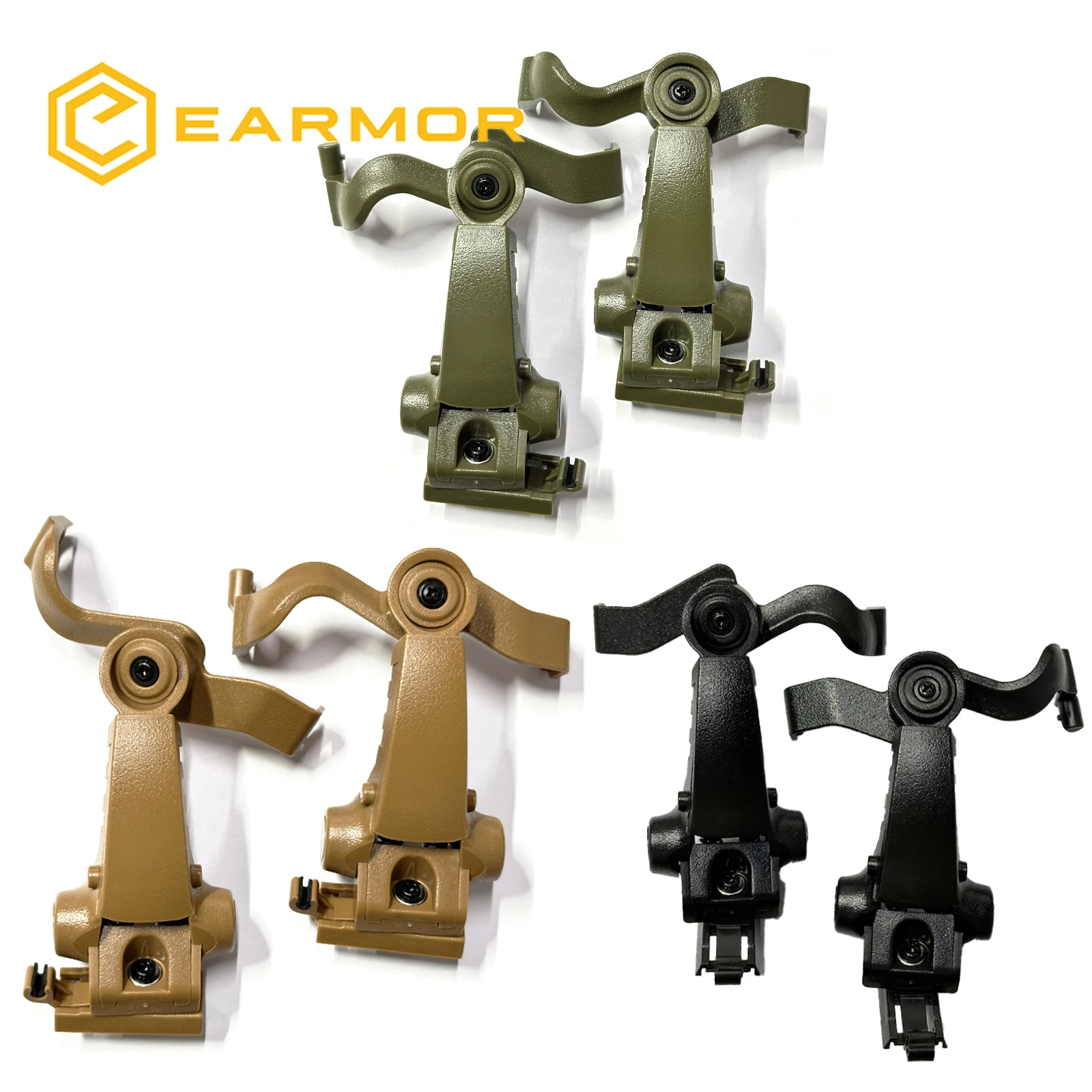 EARMOR Tactical Headset ARC M16C Helmet Rails Adapter Attachment Kit for M31/M32 & M31H/M32H Headset