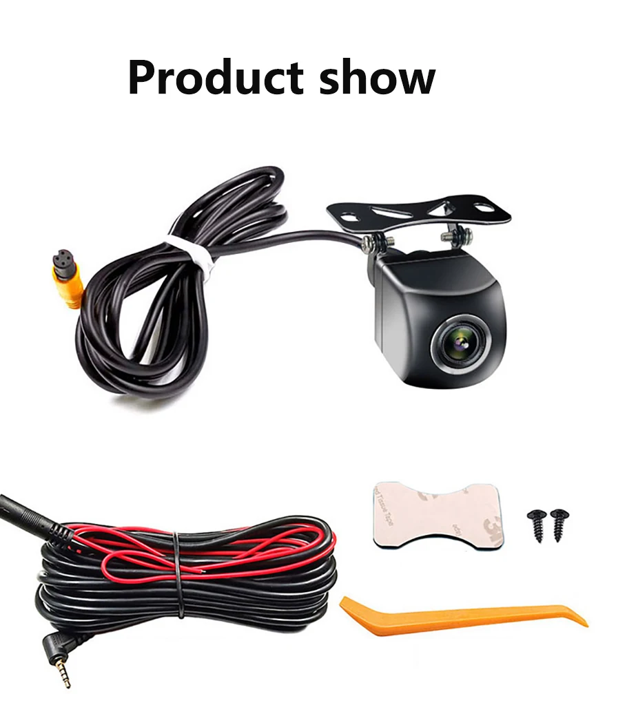 Car Rear View Camera 4 Pin 1080P HD Reverse Night Vision Video Camera Wide Angle 170 Degree Parking Camera For Car Accessories-5