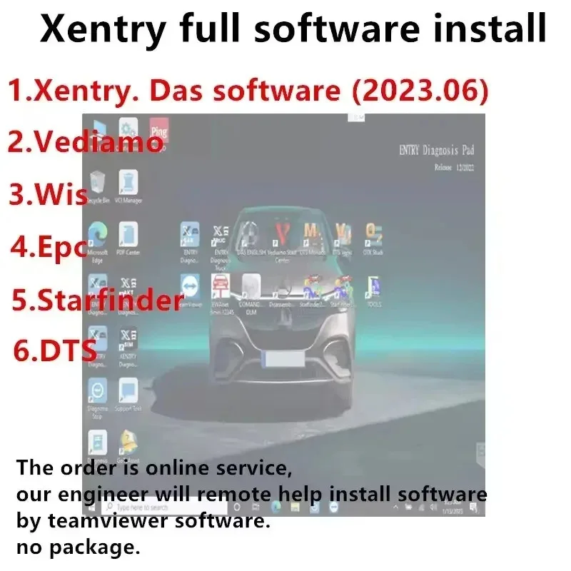 Newest 2023.09 MB STAR sd C4C5C6 software xentry DAS install or upgrade xentry 2023.09 das vediam.o DT.S WI.S EPC starfid-2