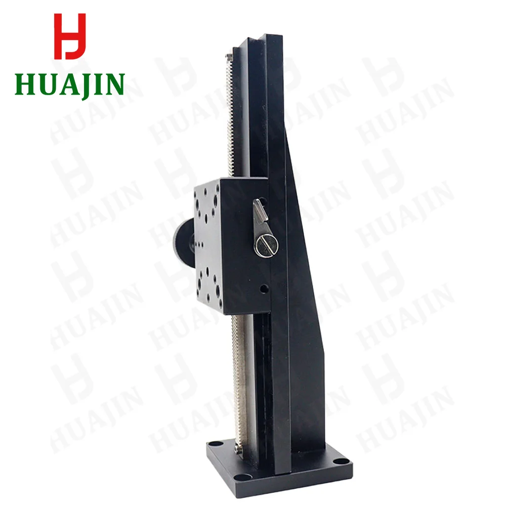 Z Axis LWZ60-L200 Dovetail Trimming Slide Table Manual Displacement Platform Vertical Lift Gear Type Fine adjustment Stage-5