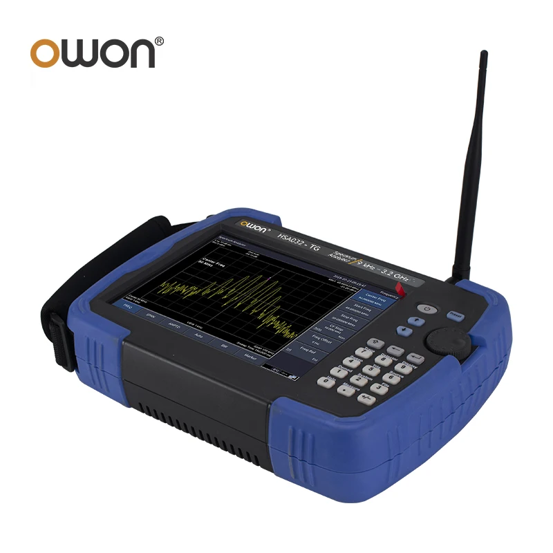 OWON Handheld Spectrum Analyzer HSA015 HSA032 Frequency Range 9KHz-3.2GHz Bandwidth 10Hz-3MHz EMI Testing+3.2 GHz Tracking Kit-5