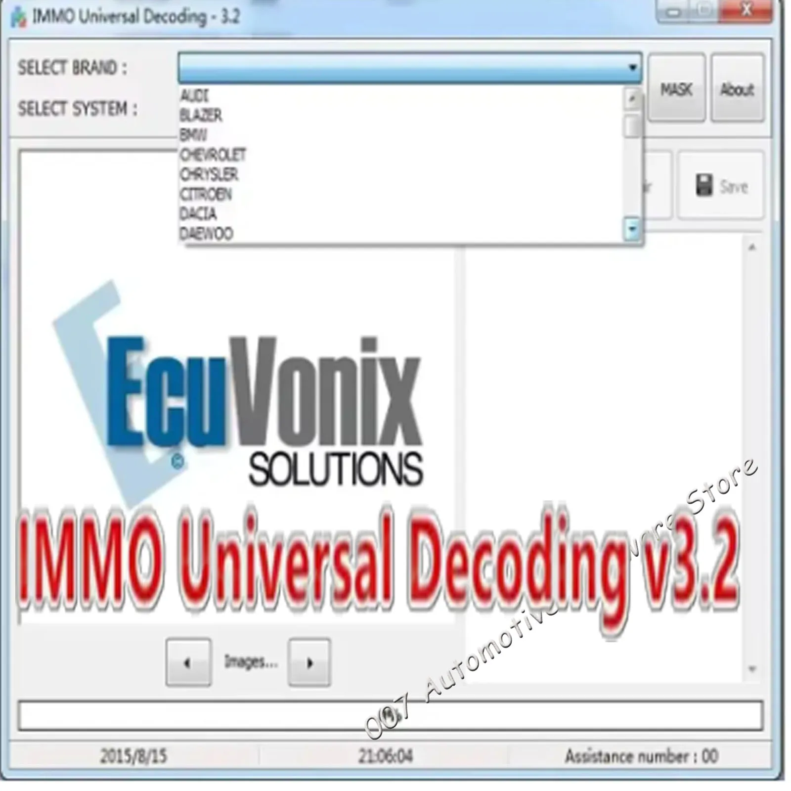 ECU Vonix Solutions IMMO Universal Decoding V3.2 Software for Windows 7 32bit - Repair & Remove ECU IMMO Code with UPA-USB Suppo-3