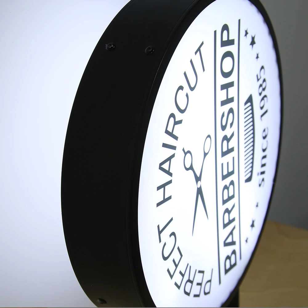 60cm LED Light Box Business Signs Custom Light Sign Outdoor Advertising Lamp Shop Signage Double Sided External Signage-3